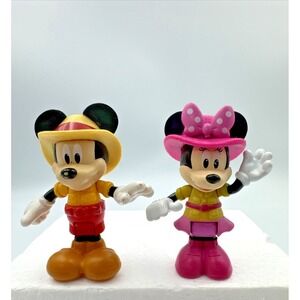 Disney Junior Mickey and Minnie 3" PVC‎ Figure Toy Cake Topper